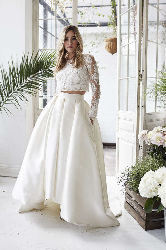 Mirror Mirror Couture London designer wedding  dress  